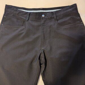 FootJoy Athletic Fit Golf Pants Men's 33X34 Black 5 Pocket